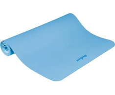 Gimnastikos kilimėlis jogai, pilatesui, fitnesui, 200x90cm, 1cm storio, TPE medžiaga, mėlyna, REBEL ACTIVE