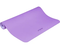 Gimnastikos kilimėlis jogai, pilatesui, fitnesui, 200x115cm, 1cm storio, TPE medžiaga, violetinė, REBEL ACTIVE