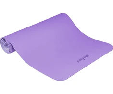 Gimnastikos kilimėlis jogai, pilatesui, fitnesui, 183x61cm, storis 4mm, TPE medžiaga, violetinė, REBEL ACTIVE