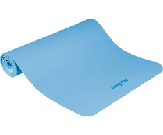 Gimnastikos kilimėlis jogai, pilatesui, fitnesui, 183x61cm, 1cm storio, TPE medžiaga, mėlyna, REBEL ACTIVE