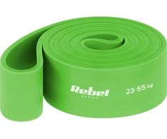 Latekso mankštos juosta - Power Band PL-5, žalia 23-55 kg REBEL ACTIVE