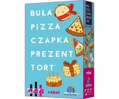 „Rebel Dynamic“ kortų žaidimas Duona, Pica, Skrybėlė, Dovana, Tortas GR0836