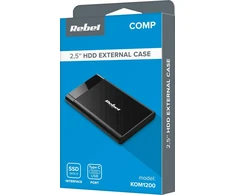 2.5 colio SATA USB C 3.1 Rebel aliuminio disko korpusas