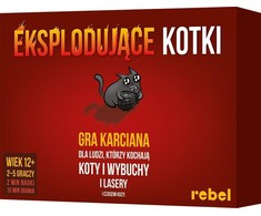 Rebel Sukilėlių vakarėlio kortų žaidimas „Exploding Kittens 12+“ GR0748