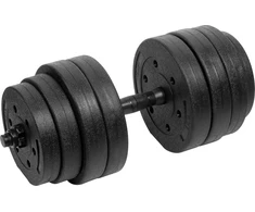 Bituminiai reguliuojamo svorio hanteliai 1x20kg REBEL ACTIVE