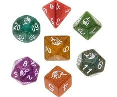 REBEL RPG kauliukų rinkinys – akrilas – vienaragis