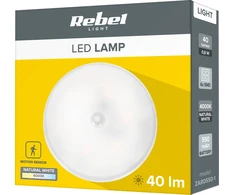 Rebel Lampa Įkraunamas LED naktinis šviestuvas su magnetu ir judesio jutikliu.