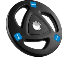 Gumuoto ketaus svoris 20kg, olimpinis atidarymas 51mm, REBEL ACTIVE