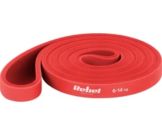Guma TPE mankštos juosta – „Power Band PT-2“, raudona, 6–14 kg, REBEL ACTIVE
