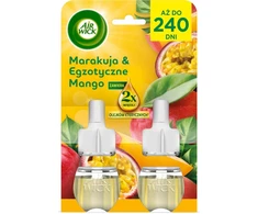 Reckitt Benckiser Air Wick elektrinis pakaitas Duopack Marakuja ir egzotiškas mango / Passiflora ir tropinis mango 2X19 ML
