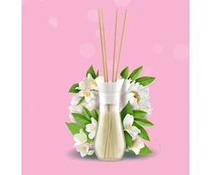 Reckitt Benckiser AIR WICK kvapiosios lazdelės Balta bijūnas ir žydintis jazminas 42 ML