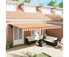 Ištraukiama markizė Geltona ir Oranžinė 500 × 300 cm