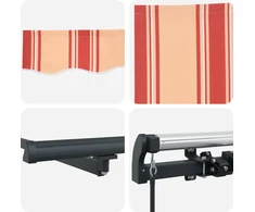 Ištraukiama markizė Geltona ir Oranžinė 500 × 300 cm