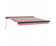 Ištraukiama markizė Raudona ir balta 350 x 250 cm