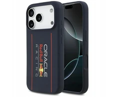 Dėklas Red Bull Raudona Bull Raudona Bull Silicone Vertical Logo MagSafe dėkals skirtas Apple iPhone 17 Pro Navy