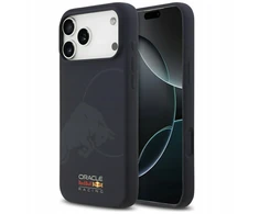 Red Bull Raudona Bull Raudona Bull Silicone Single Bull Logo MagSafe dėklas skirtas Apple iPhone 17 Pro Max Navy Mėlyna