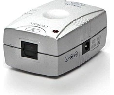 Red Fighter Raudona Fighter AV adapteris Raudona Fighter Toslink - RCA (Cinch) Sidabras