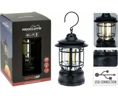 Redcliffs Kempingo lempa su USB įkrovimu 18cm