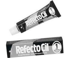 Antakių ir blakstienų dažai RefectoCil 15ml - Nr.1 Juodi