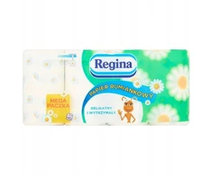 Regina Tualetinis popierius Ramunėlių, 3 sluoksnių, 18 m, 150 lapelių, 16 ritinėlių, baltas (REG-471534)