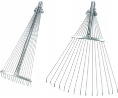Vėduoklinis grėblys BIG, 15 dantų, 130 cm, 20-39 cm, reguliuojamas 1 vnt.