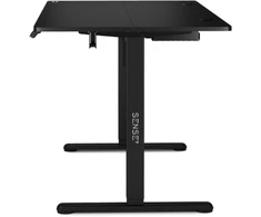 Reguliuojamo aukščio stalas SENSE7 Nojo 140 x 70 cm, Juodas