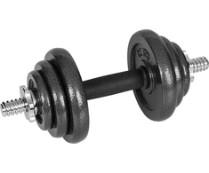 REBEL ACTIVE reguliuojamo svorio hanteliai dėkle, 20 kg, su štanga