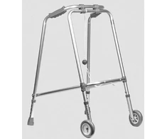 Reha Fund RF-100 Sidabrinis Aliuminio Rehabilitation Walking Frame