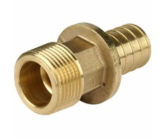 Rehau Adapteris mova RX - 25x3/4 išorinis sriegis RAUTITAN - bronza (DWZ)