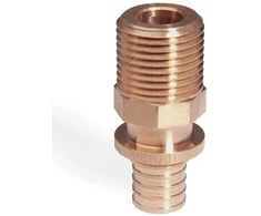 „Rehau“ adapteris su išoriniu sriegiu 32 - R 3/4 RAUTITAN RX bešvinė bronza