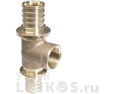 Rehau Tee GW – 25x3/4x25 RX RAUTITAN – bronzinė (DWZ)