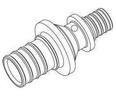 Rehau Tiesi jungtis 17x2,0/16x1,5-14x1,5