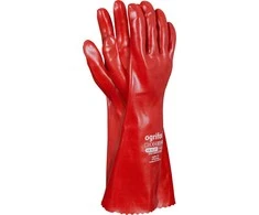 Raw Pol PVC PIRŠTINĖS RAUDONOS ILGOS 40cm DYDIS – 10