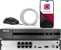Rejestrator HiLook Rejestrator IP by Hikvision NVR-108MH-C/8P(E) 8 kanałowy sieciowy su POE