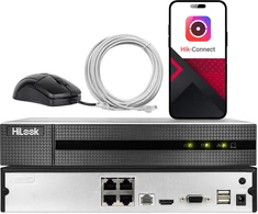 Hikvision Rejestrator IP Hilook NVR-104MH-D/4P(D) 4-kanałowy 5MP PoE