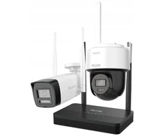 HiLook IKS-2044PH Easylink Wi-Fi 6 Bezvadu Video Komplekts 4MP Bullet + PT Dome Kamera + WiFi NVS