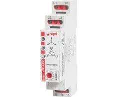 Relpol 3 fazių priežiūros relė 1P 3(N)400/230V AC 50/60 Hz RPN-1VFR-A400 864373