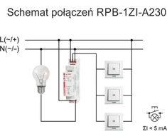 Relpol Bistabili relė 120 A (20 ms) 1P 16A 230VAC RPB-1ZI-A230 864388