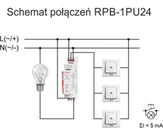 Relpol Bistabili relė 1P 16A 24 VAC/DC RPB-1P-U24 864383