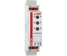 Relpol Modulis lempa 3- fazė 400V kintama LED raudona geltona žalia RLK- 3K (863028)