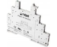 Relpol Relės RM699BV lizdas, įėjimas, 24VAC/DC, plotis 6,2 mm, PI6W-1P-24VDC 855995