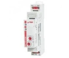 Relpol 863193 Laiko relė 1P 1 s–10 dienų 12–240 V AC/DC 50/60 Hz uždelstas įjungimas RPC-1E-UNI 863193