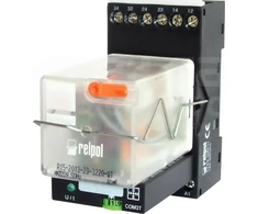 Relpol 855608 Daugiafunkcinė laiko relė 3P 10A 1sek.-10dienų 220V DC PIR153-220DC-00T 855608