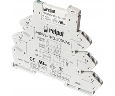 Relpol Sąsajos relė 1P 6A 230V AC/DC PIR6WB-1PS-230VAC/DC-R (PILKA) 857492