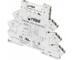 Relpol Sąsajos relė 6,2 mm 1P 24 V AC/DC, spyruoklinis gnybtas PIR6WB-1PS-24VAC/DC-R 857489