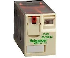 Schneider Electric „Relpol“ pagalbinė relė 4P 230 V AC (RXM3AB1P7)