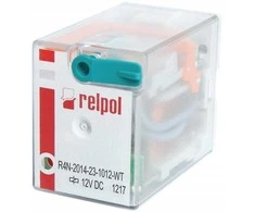 Relpol A00009 Pramoninė relė 4P 12V DC AgNi R4N-2014-23-1012-WT A00009