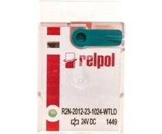 Relpol Pramonės relės miniatiūriniai 2P 24V DC (860399)