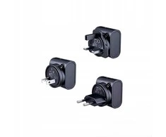 REMAX kelioninis įkroviklis 30W RP-U192 EU/JK/US Juodas
