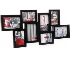 Nuotraukų rėmelis Atmosphera Frame Rėmas 8 nuotraukoms - nuotraukų galerija, spalva juoda
